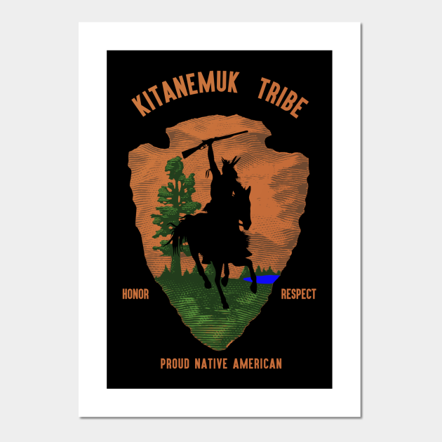 Kitanemuk Tribe Native American Indian Vintage Retro Arrow Kitanemuk